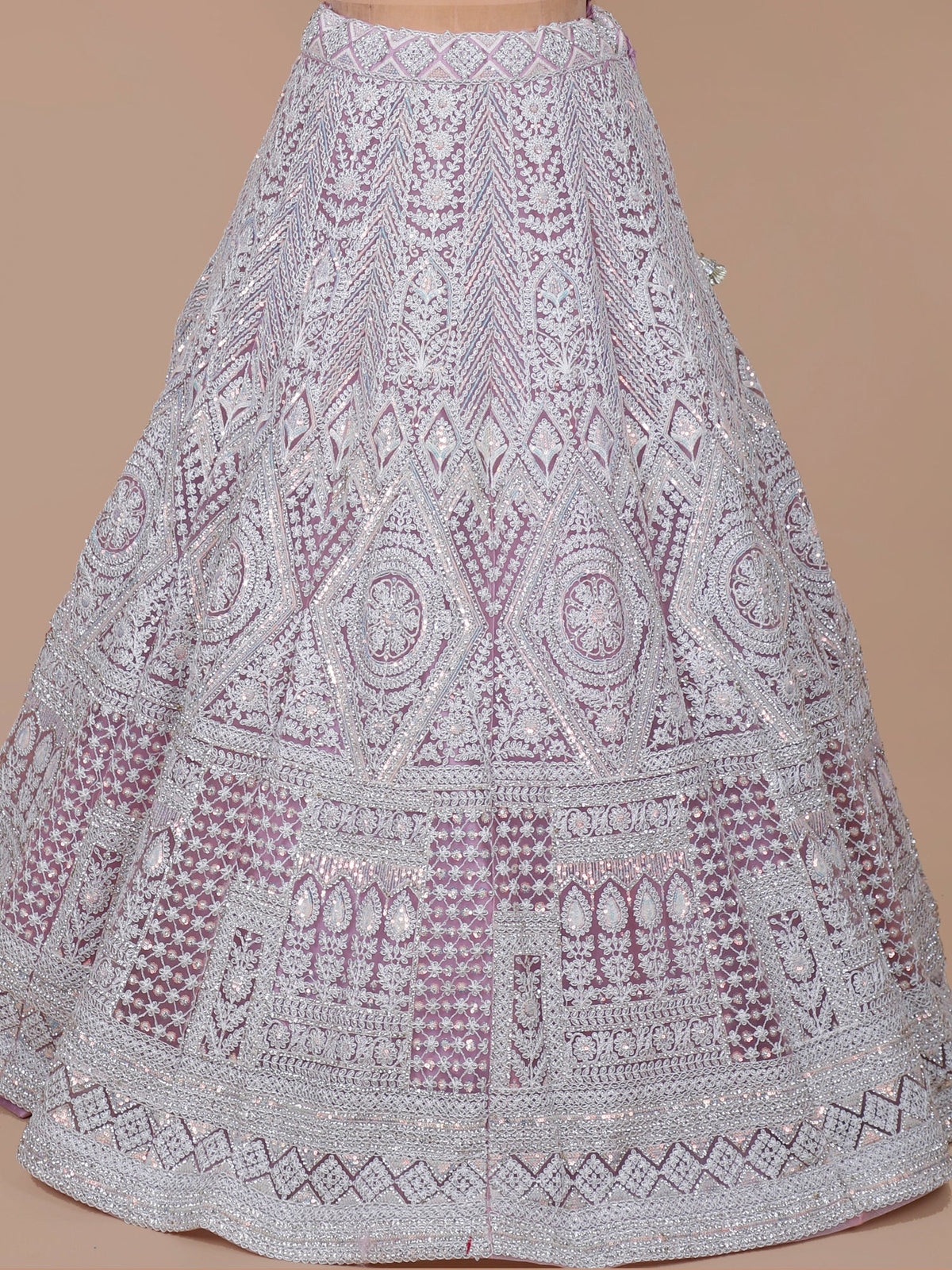 MyFashion KLS-2137 Designer Baby Pink Bridal Lehenga With Net & Jarkan