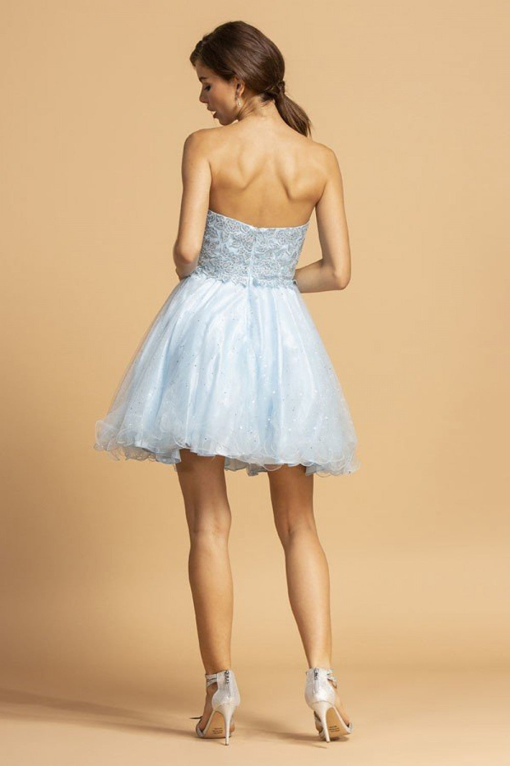 Aspeed Design -S2125 Sweetheart Strapless A-Line Short Dress