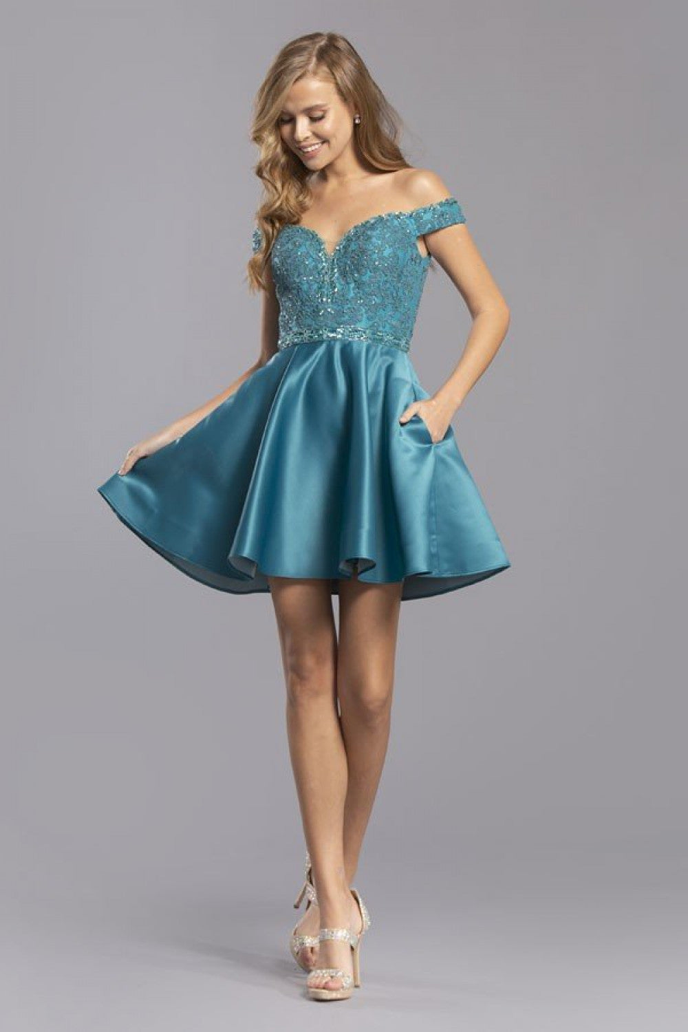 Aspeed Design -S2324 Sweetheart A-Line Short Dress
