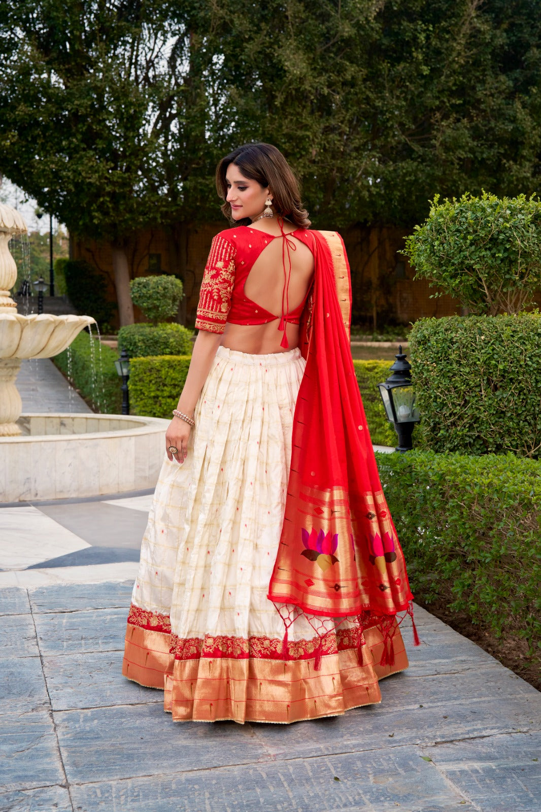 MyFashion -2022 Silk Paithani Zari Weaving Desginer Lehenga Choli