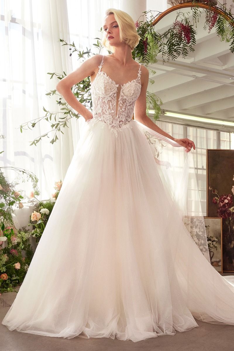 Andrea and Leo -WL029 Lace & Tulle Bridal Ball Gown