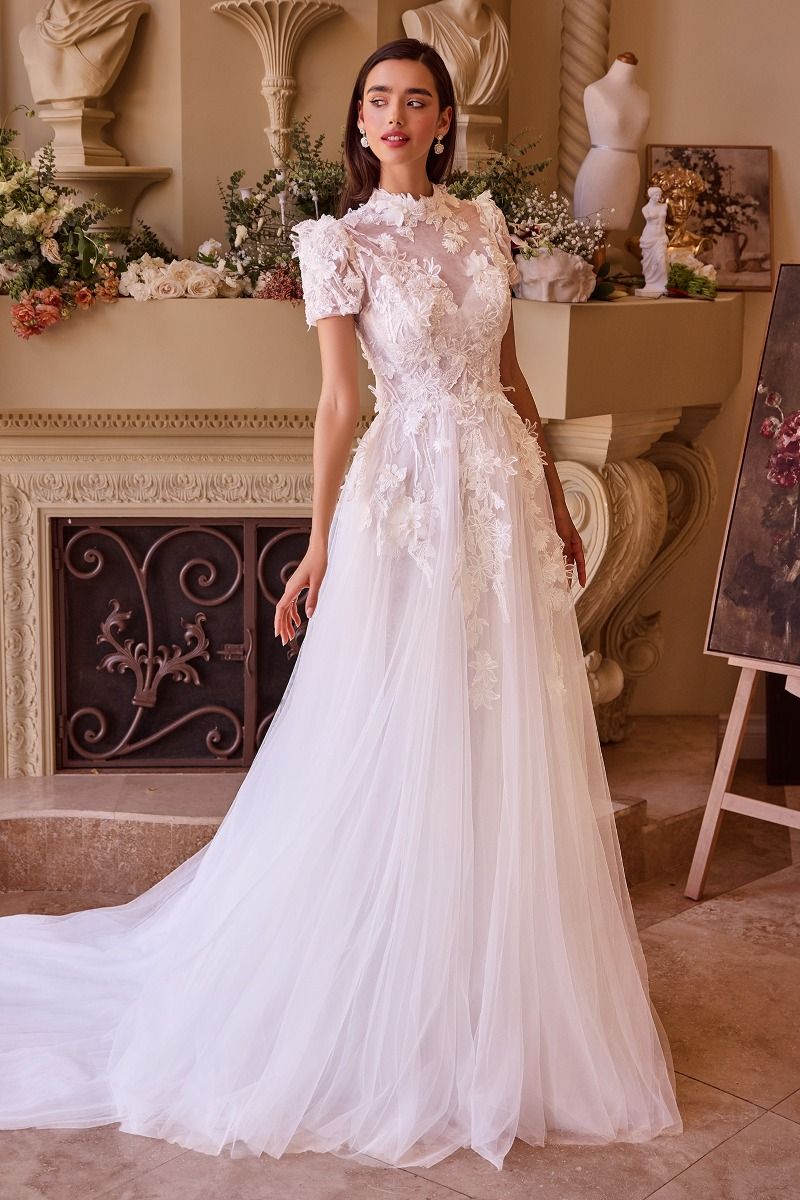 Andrea And Leo -WL040 Two Look Laced  Bridal Dress