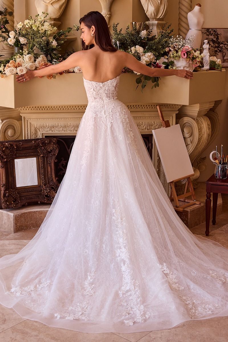 Andrea and Leo -WL052 Sweetheart Floral Applique Bridal Ball Gown