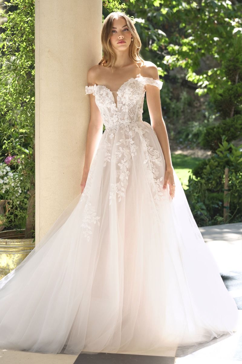 Andrea and Leo -WL057 Applique Sweetheart A-line Bridal Gown