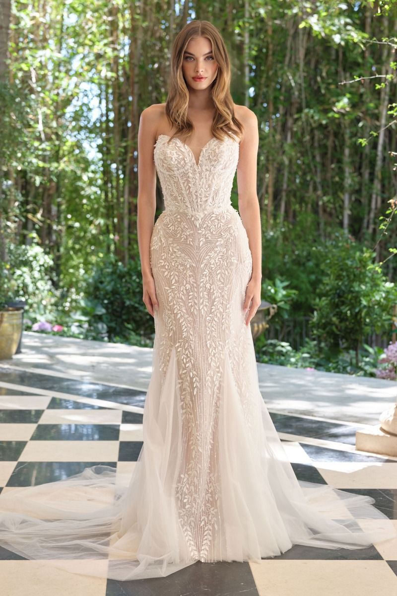 Andrea and Leo -WL060 Strapless Bridal Mermaid Dress