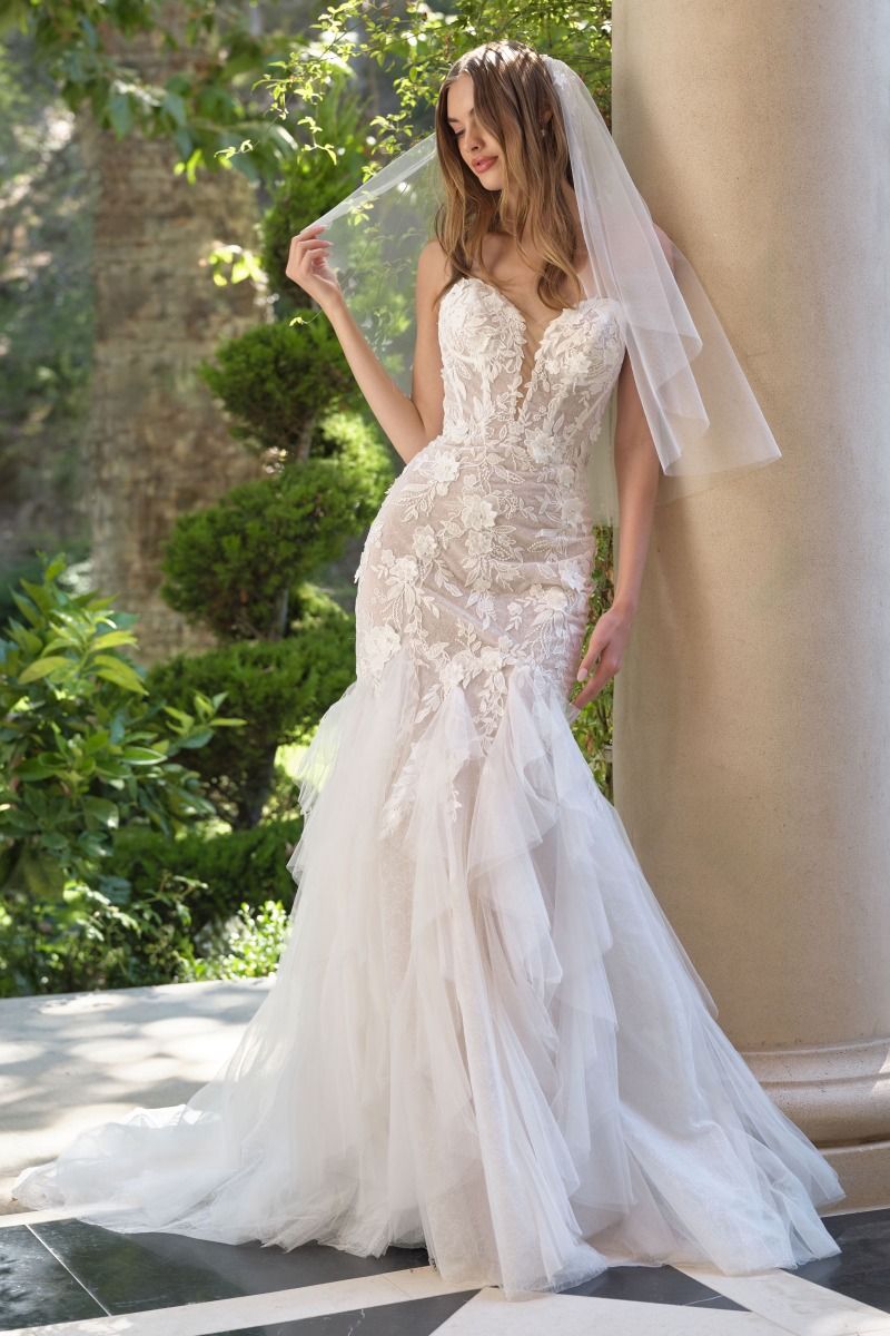 Andrea and Leo -WL062 Strapless Bridal Mermaid Dress