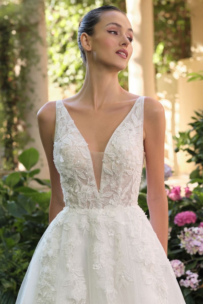 Andrea and Leo -WL064 Applique A-line Bridal Gown