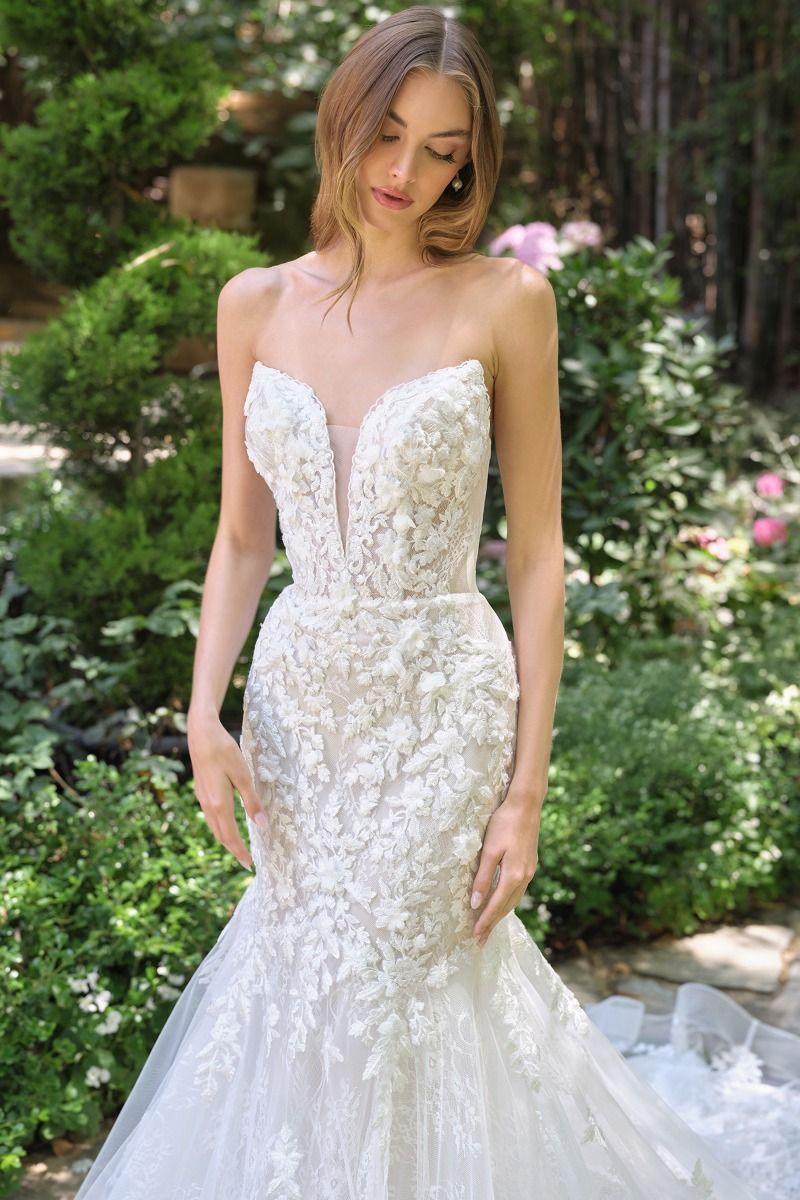 Andrea and Leo -WL088 Strapless Bridal Mermaid Dress
