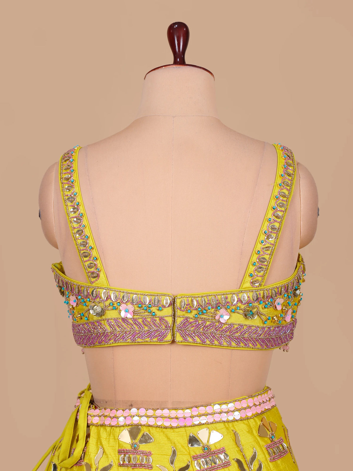 MyFashion KLS-2688 Yellow Raw Silk celebrity inspired Lehenga