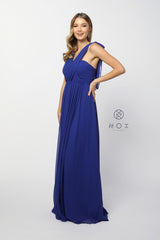 Chiffon Long Convertible Sweetheart Dress By Nox Anabel -7124