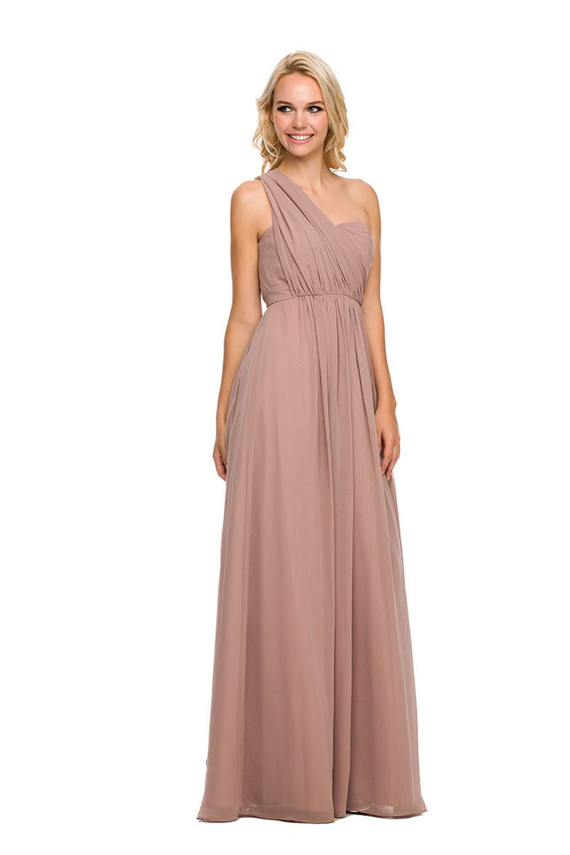 Chiffon Long Convertible Sweetheart Dress By Nox Anabel -7124