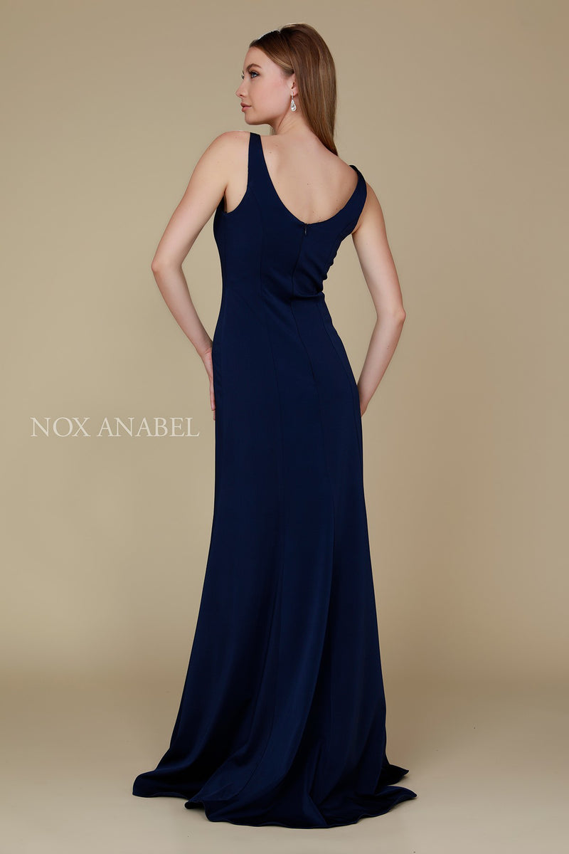 Beautiful Sleeveless V-Neck Prom Dress by Nox Anabel -Q011