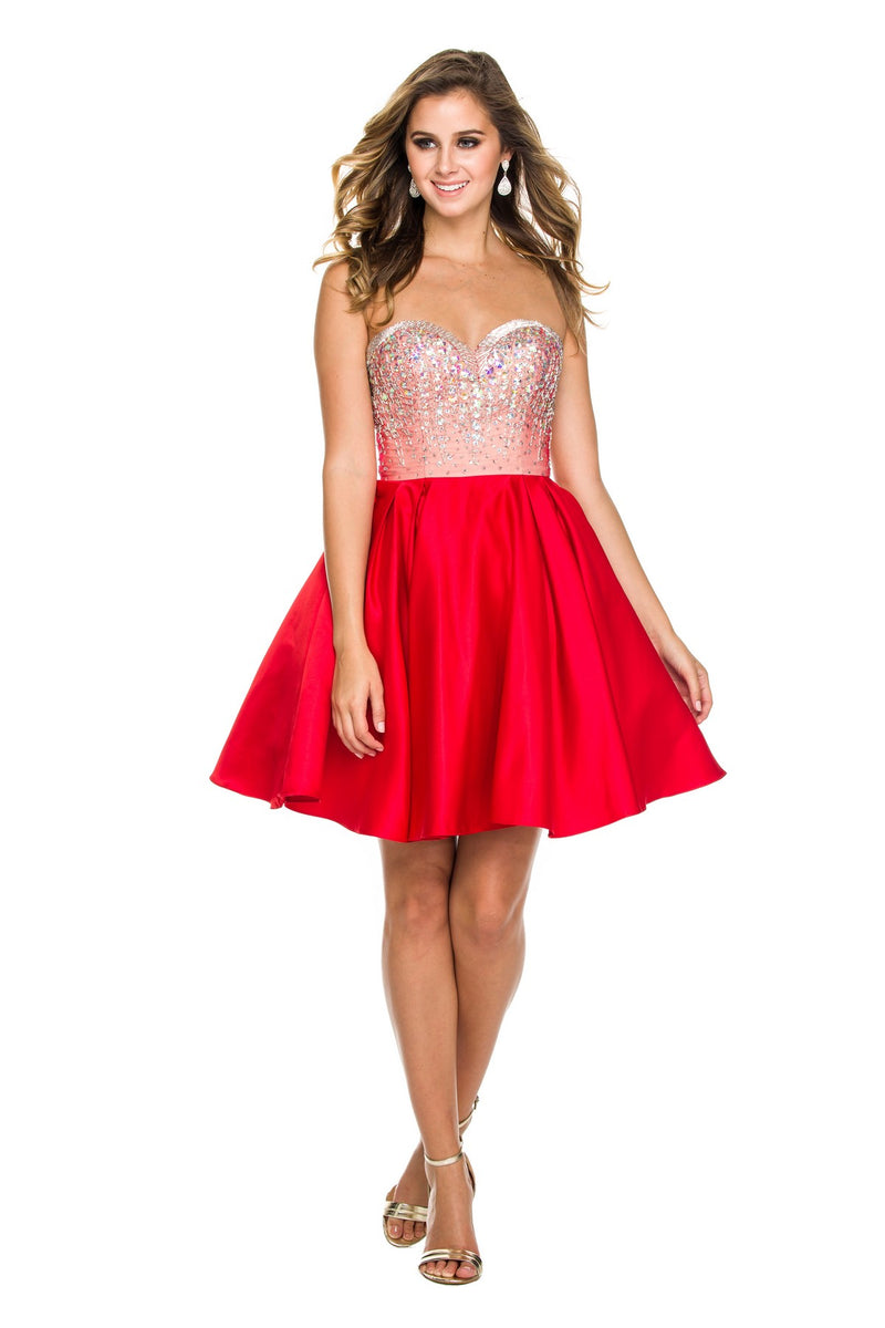 Beaded Cocktail Dress By Nox Anabel -6167