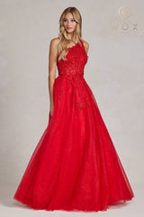 Asymmetric Floral Bodice A-Line Dress By Nox Anabel -T1143