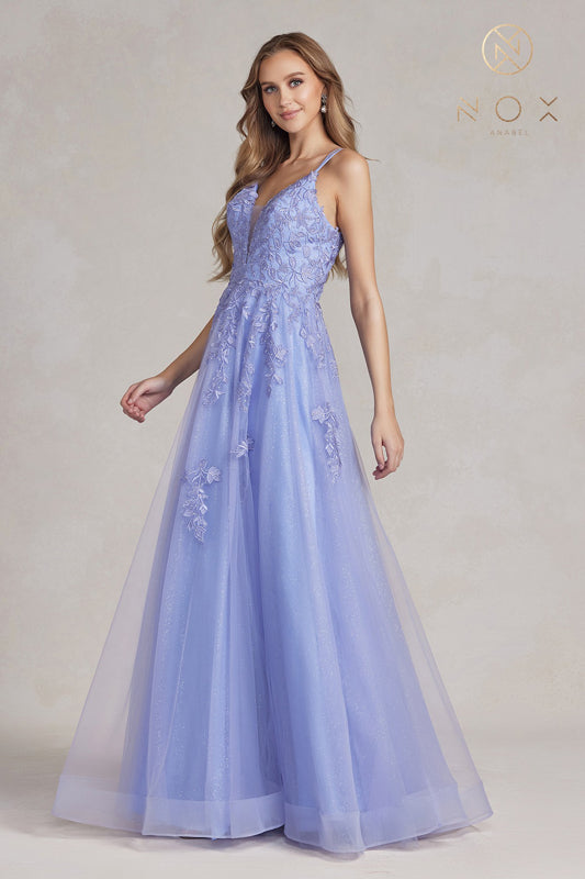 Tulle A-Line Gown By Nox Anabel -T1136