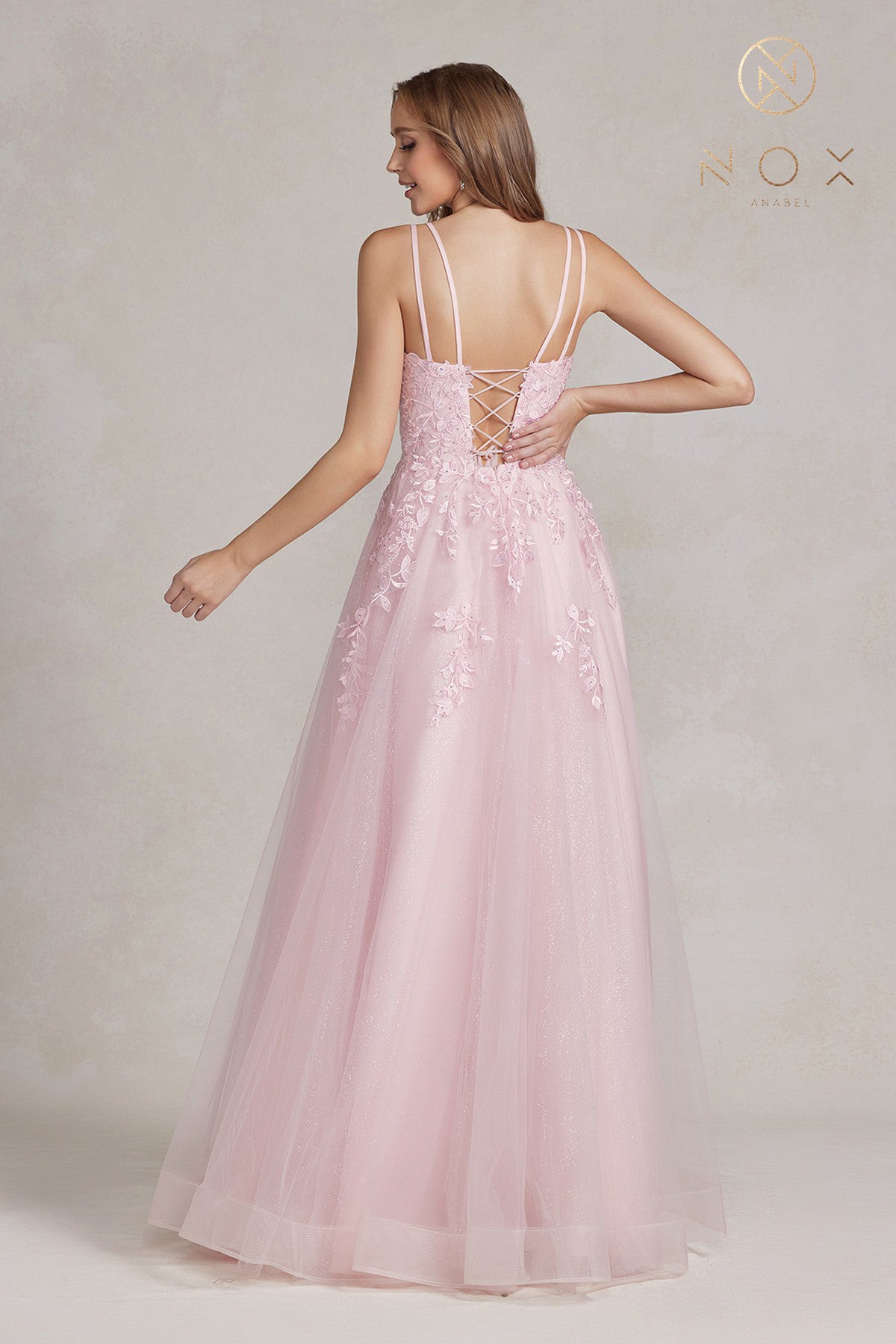 Tulle A-Line Gown By Nox Anabel -T1136