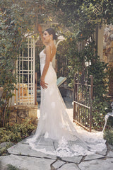 Fitted Sleeveless Bridal Gown By Nox Anabel -JW939