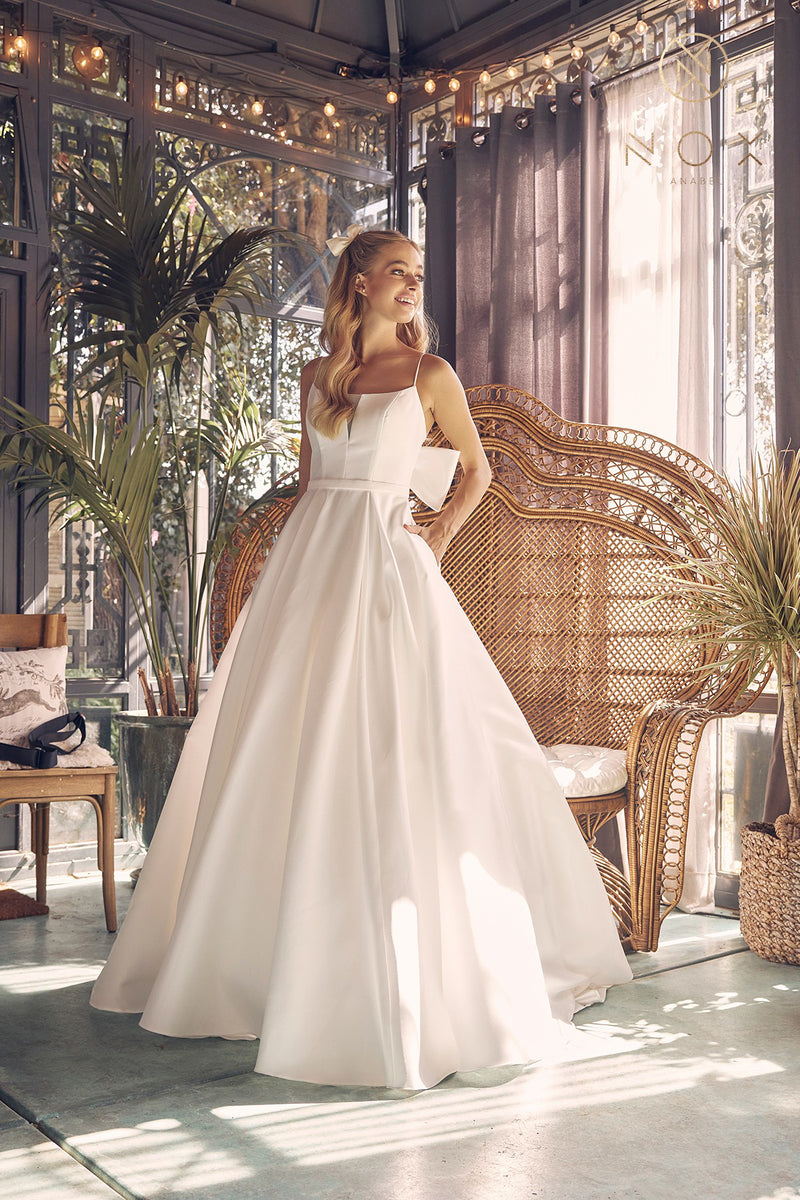A-Line Bridal Gown By Nox Anabel -JE968