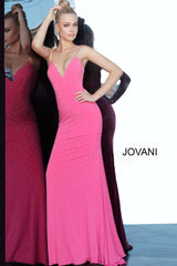 Embellished Tie Back Prom Dress By Jovani -00625