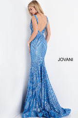 Plunging Neck Sleeveless Prom Dress By Jovani -03570