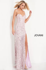 Sweetheart Neck Floral Prom Dress By Jovani -06109