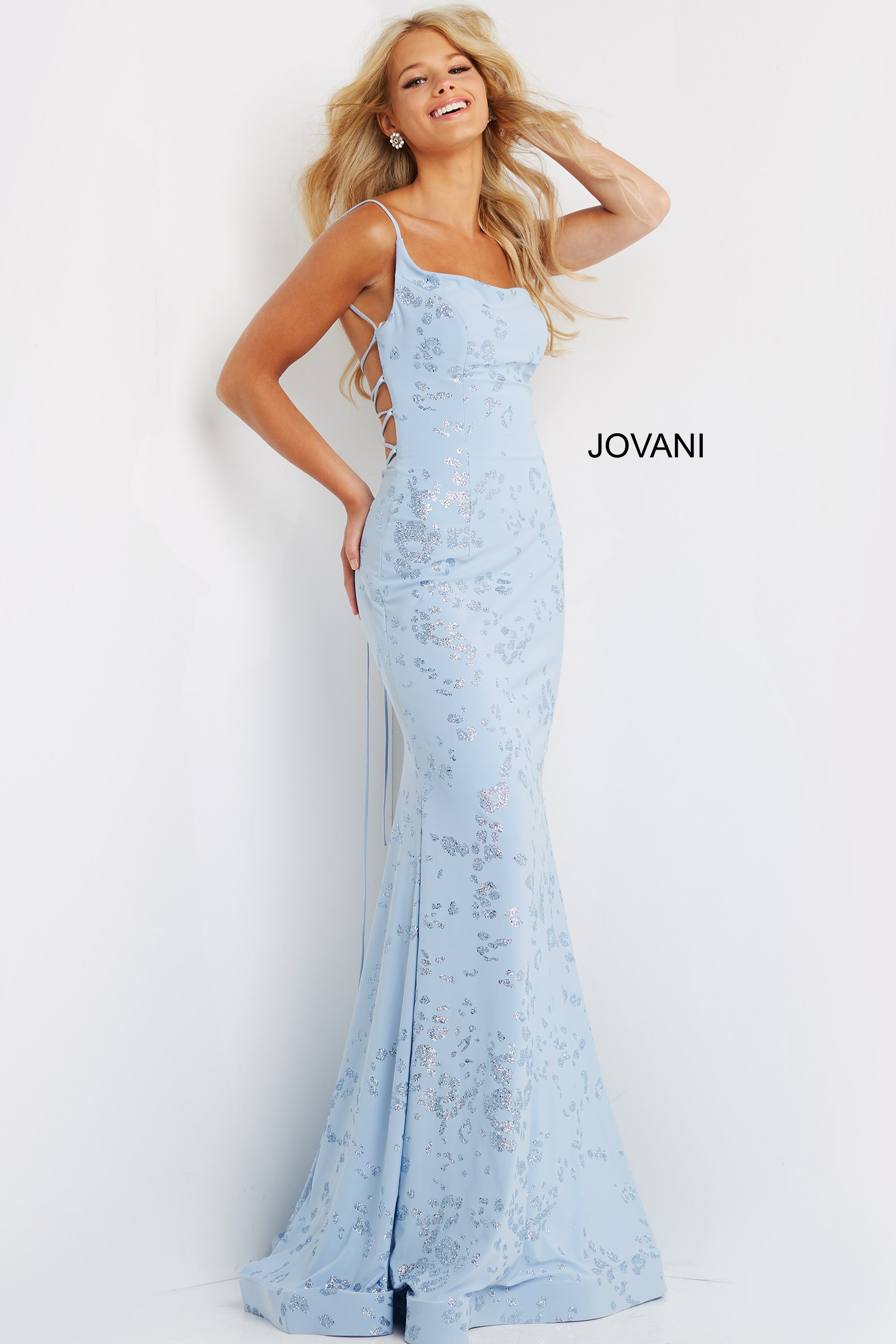 Jersey One Shoulder Prom Dress  By Jovani -06202