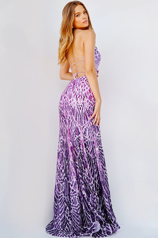 Embellished Strapless Prom Dress By Jovani -06459