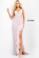 Embellished Lace Prom Dress By Jovani -06558