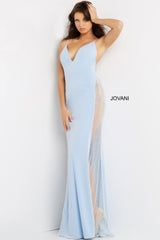Low Back Spaghetti Strap Prom Dress By Jovani -06566