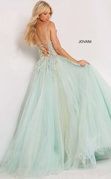 Corset Illusion Ball Gown By Jovani -06816