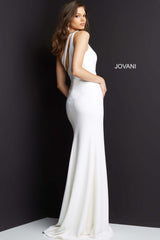 Front Cut Out Sheath Prom Dress By Jovani -07173