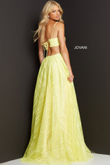High Slit One Shoulder Prom Gown By Jovani -07251