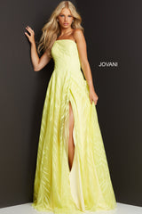 High Slit One Shoulder Prom Gown By Jovani -07251