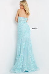 Strapless Mermaid Prom Dress By Jovani -07935