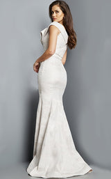 Off the Shoulder Sheath Dress By Jovani -08252