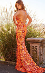 Sequin Embellishment Sheath Prom Dress By Jovani -08462