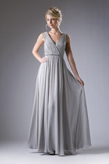 MyFashion.com - Beaded Belt Chiffon Empire Waist(1001) - Cinderella Divine promdress eveningdress fashion partydress weddingdress 
 gown homecoming promgown weddinggown 