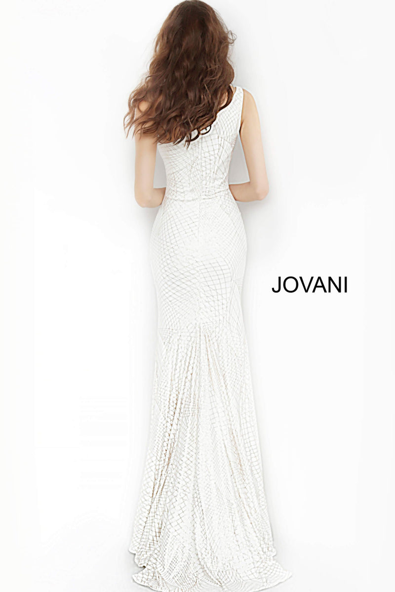 One Shoulder Fitted Prom Dress By Jovani -1119