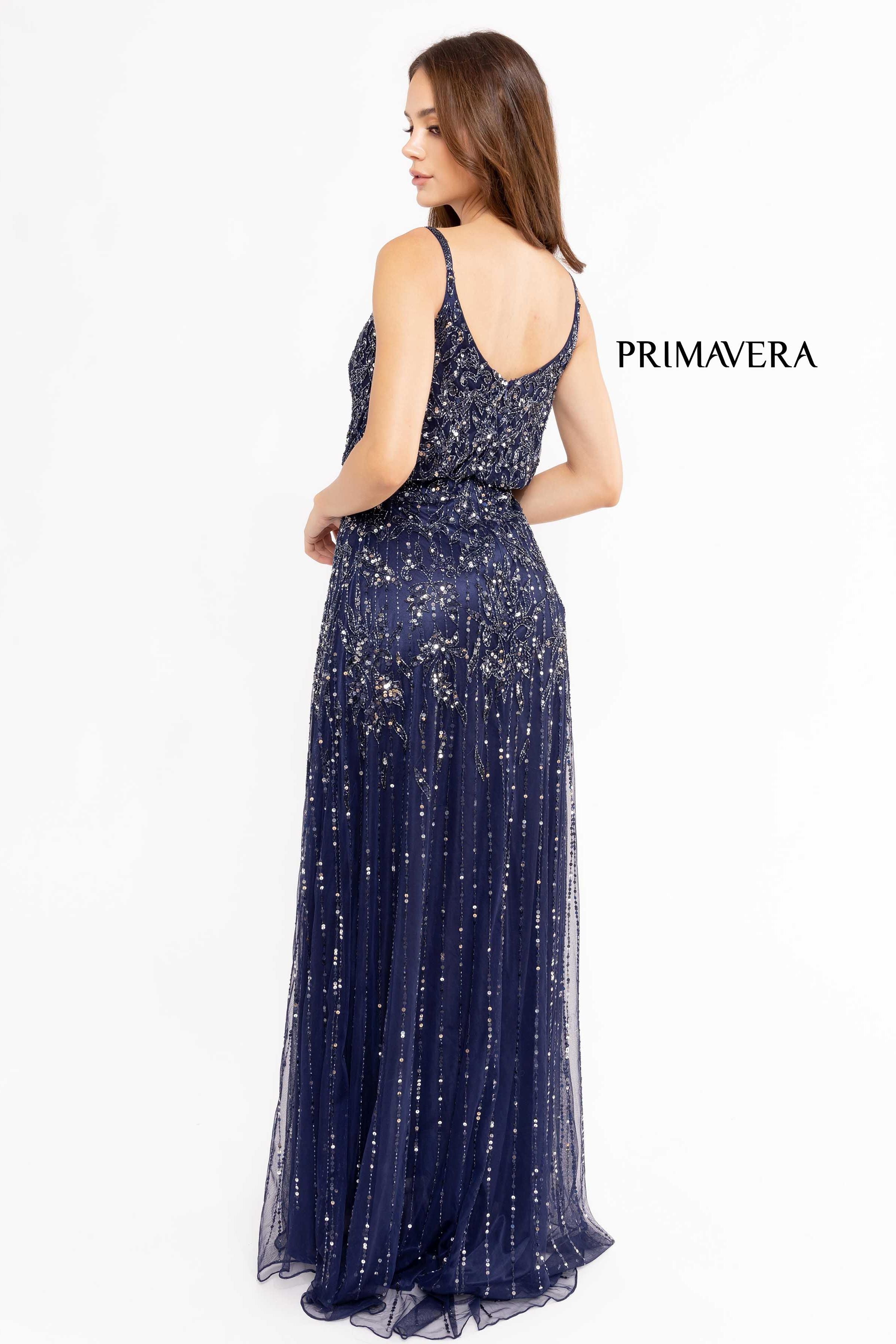 Blouson Sleeveless Chic Gown By Primavera Couture -13104