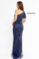 Asymmetrical Formal Long Gown By Primavera Couture -13106