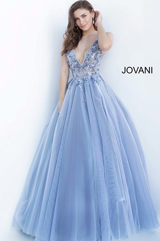 Floral Embellished Prom Ballgown By Jovani -3110