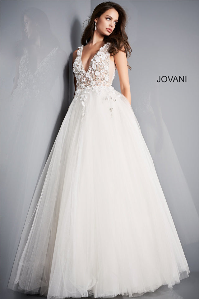 Floral Embellished Prom Ballgown By Jovani -3110