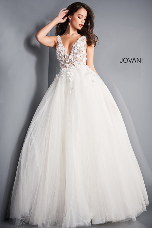 Floral Embellished Prom Ballgown By Jovani -3110