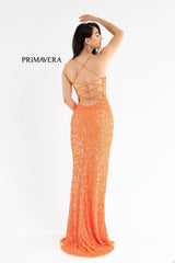Scoop Neckline With Beaded Silhouette 02 By Primavera Couture -3290
