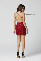 Beaded Fitted Cocktail Dress By Primavera Couture -3353