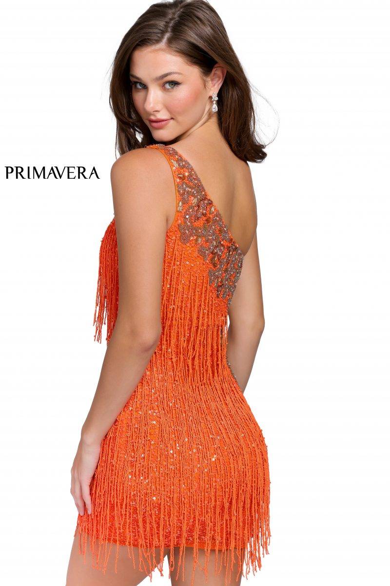 One-shoulder Neckline Cocktail Dress by Primavera couture -3556