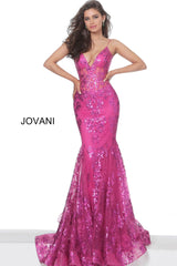 Spaghetti Straps Embellished Dress By Jovani -3675