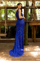 Sheath Asymmetrical Dress By Primavera Couture -3729