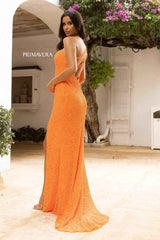 Asymmetrical Sequin Double Strap Dress-01 By Primavera Couture -3761