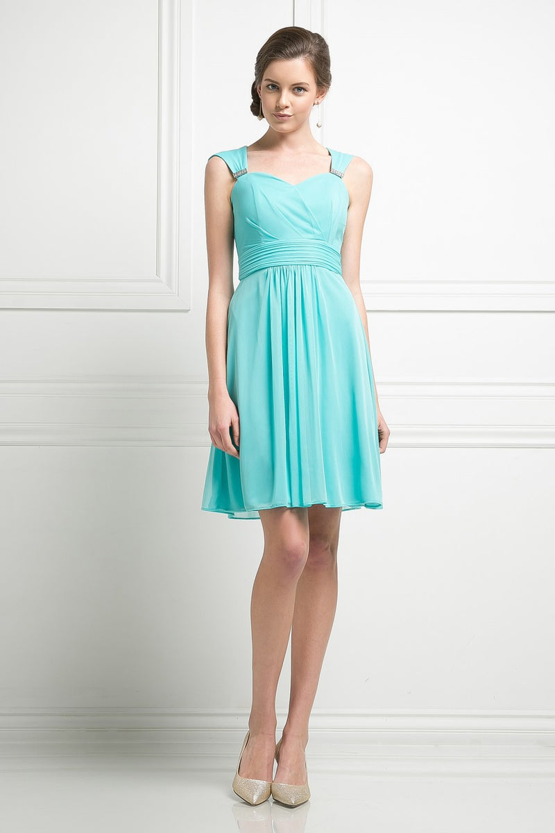 Chiffon Short Dress by Cinderella Divine -3832
